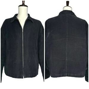 Banana Republic | Men | Vtg Y2K Soft Terry Quilted Lined Zip Up Jacket | XL